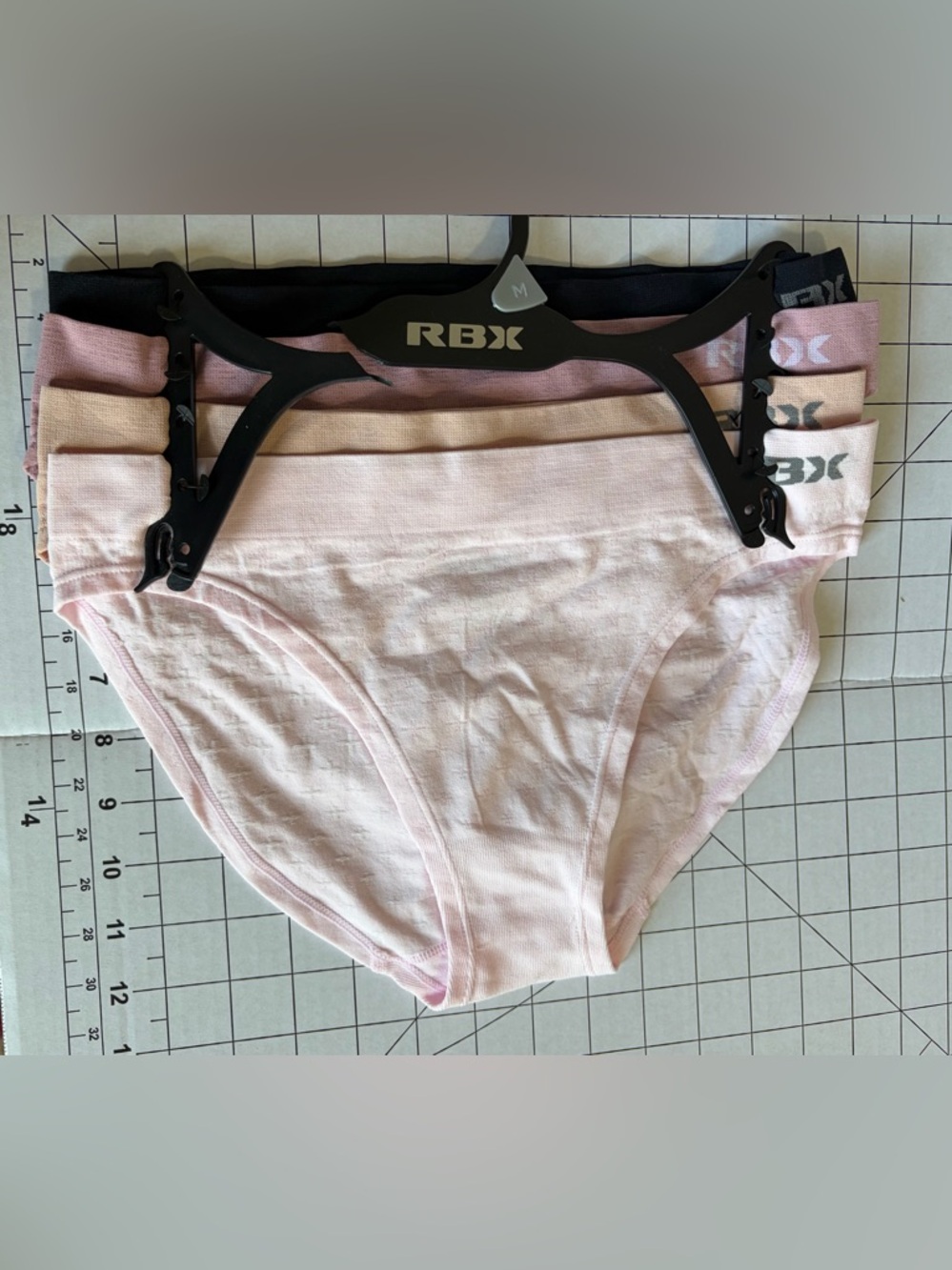 RBX Light Pink Women's microfiber bikini panties